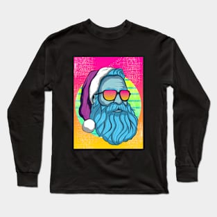 Santa in Shades Long Sleeve T-Shirt